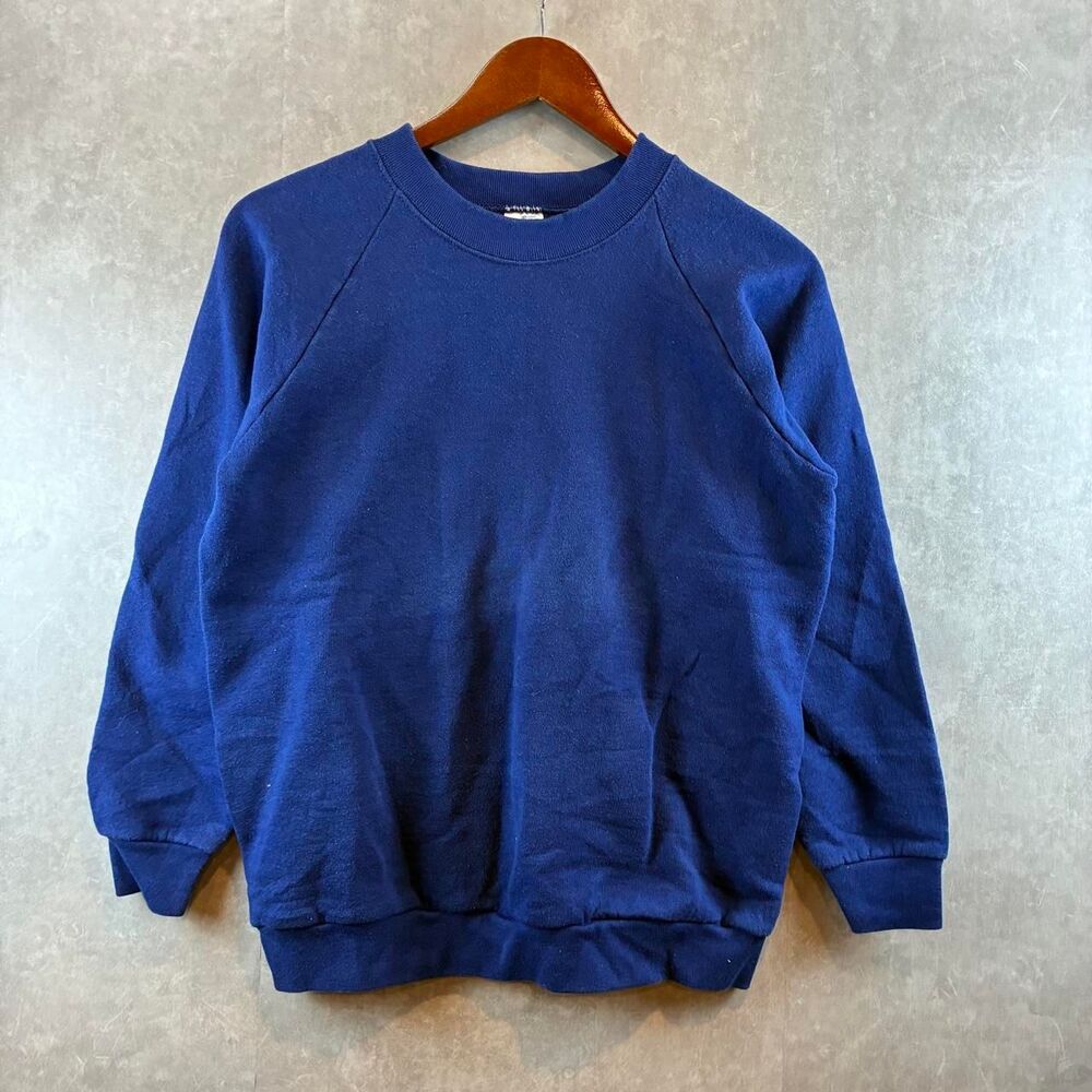 Fruit-of-the-loom Men's Navy and Blue Sweatshirt